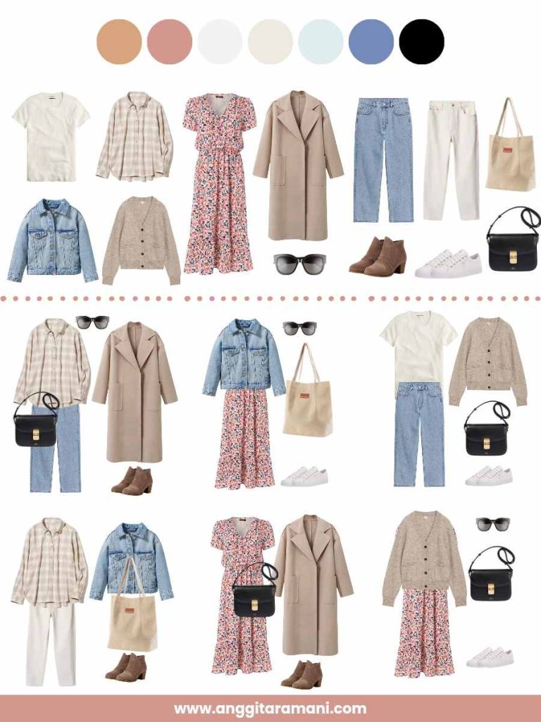Jelajahi Dunia Dengan Gaya Minimalis Inspirasi Capsule Wardrobe Untuk Liburan 10 Hari Yang Memukau